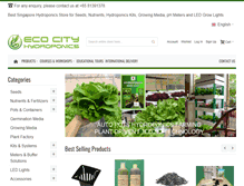 Tablet Screenshot of ecocityhydroponics.com